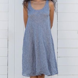 cp shades chambray linen “bree” dress
